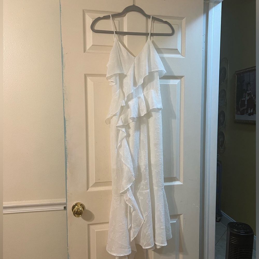 White lace midi dress from Target